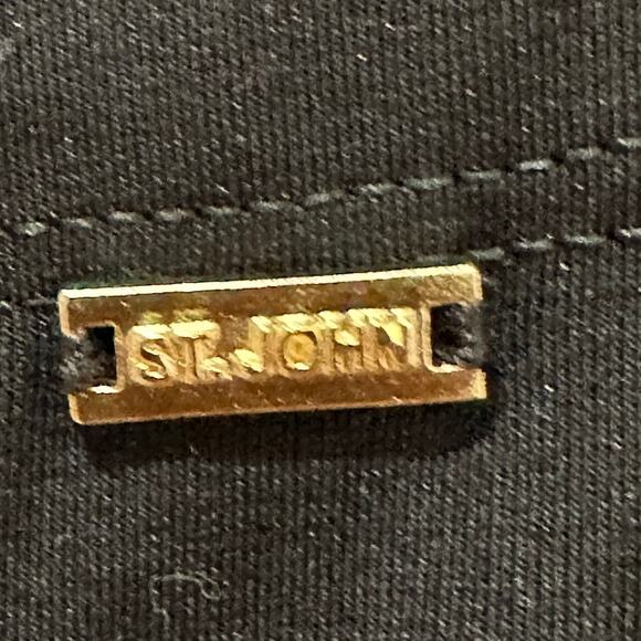 St. John Black Knit Leggings – Size Small – Made in USA - Picture 2 of 6